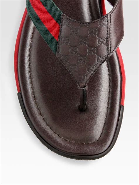 gucci thong men|Gucci Slides & Thongs for Men .